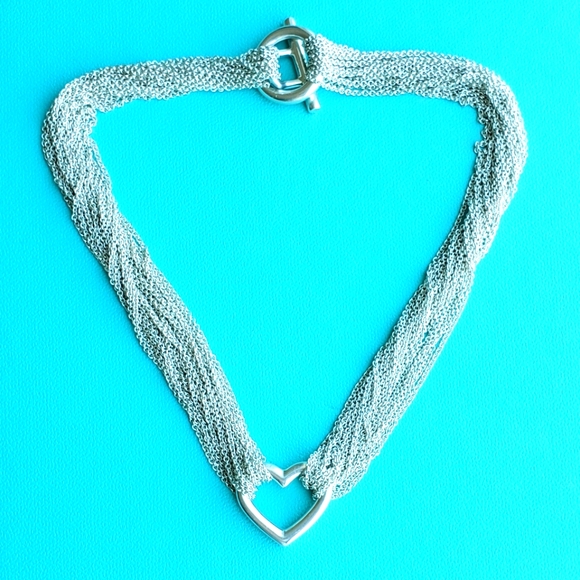 Retired multi strand toggle choker necklace - Picture 4 of 10